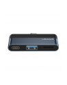 Adapter HUB Usams SJ491 USB 3.0+USB-C+microSD -szary - nr 1