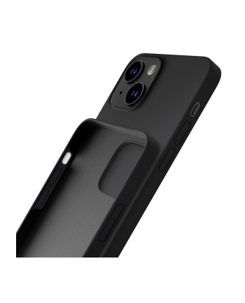 3mk pczerwonyection Etui na telefon 3mk do Apple iPhone 15 silikonowe, czarne