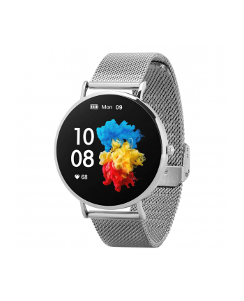 Smartwatch Garett Verona srebrny stalowy