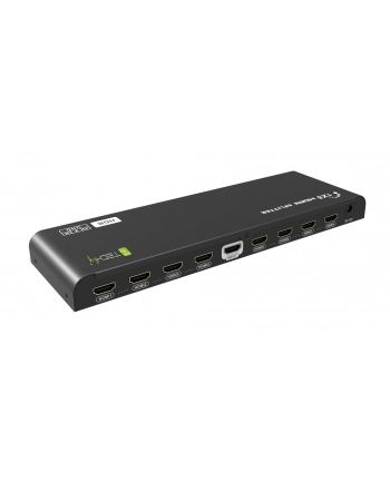 Rozdzielacz / Splitter Techly HDMI2-4K8HDR HDMI 2.0 1x8 4K 60Hz HDR EDID aktywny