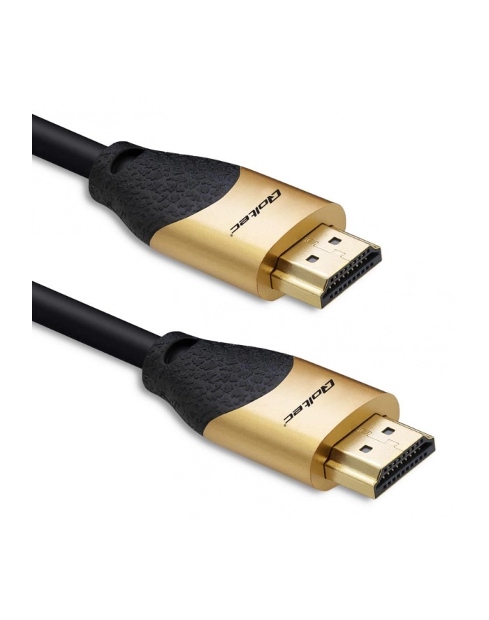 Kabel HDMI QOLTEC v2.1 Ultra High Speed 8K | 60Hz | 30AWG | GOLD | 1m główny