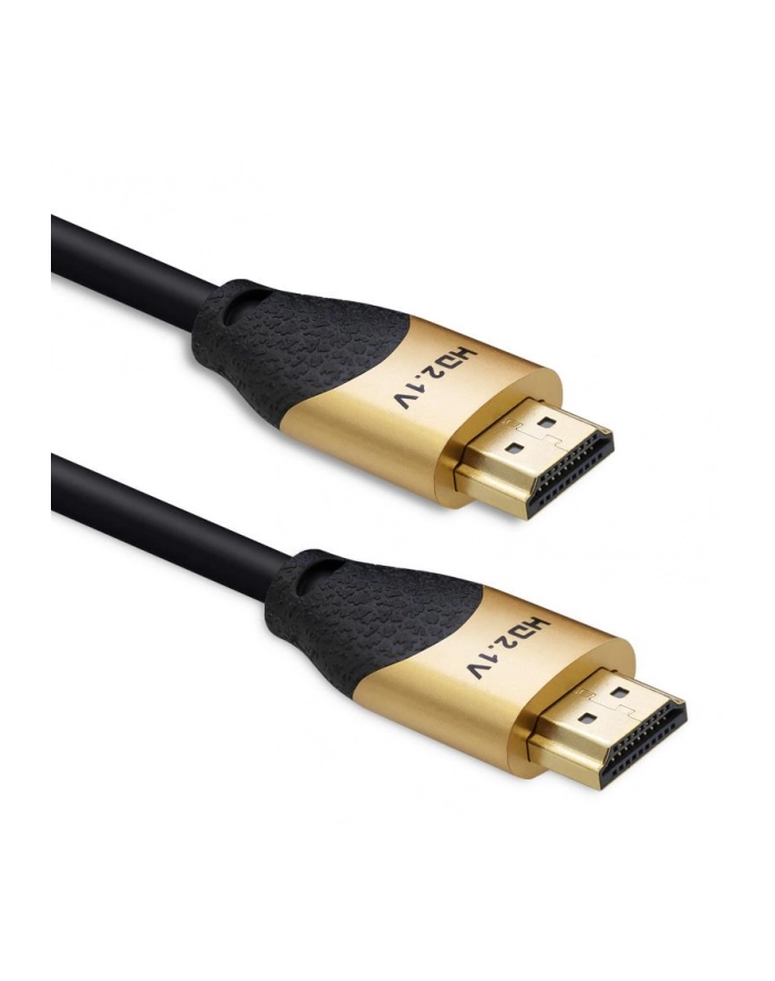 Kabel HDMI QOLTEC v2.1 Ultra High Speed 8K | 60Hz | 28AWG | GOLD | 2m główny