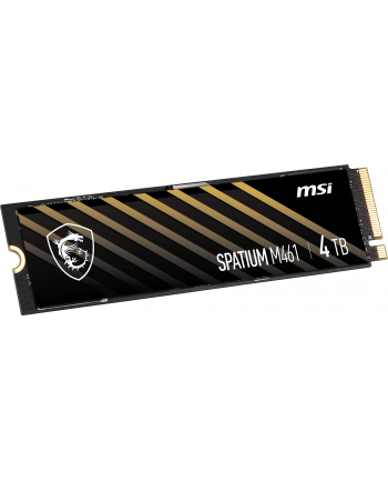 Dysk SSD MSI SPATIUM M461 4TB PCIe 4.0 NVMe M.2 2280 (5000/4200 MB/s) 3D NAND