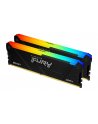 Pamięć DDR4 Kingston Fury Beast RGB 16GB (2x8GB) 3200MHz CL16 1,35V czarna - nr 12