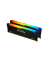 Pamięć DDR4 Kingston Fury Beast RGB 16GB (2x8GB) 3200MHz CL16 1,35V czarna - nr 14