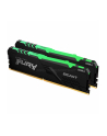 Pamięć DDR4 Kingston Fury Beast RGB 32GB (2x16GB) 3200MHz CL16 1,35V czarna - nr 6