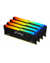 Pamięć DDR4 Kingston Fury Beast RGB 128GB (4x32GB) 3200MHz CL16 1,35V czarna - nr 6