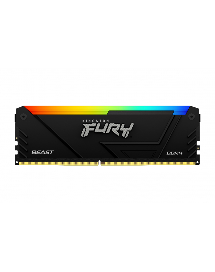 Pamięć DDR4 Kingston Fury Beast RGB 8GB (1x8GB) 3600MHz CL17 1,35V czarna główny