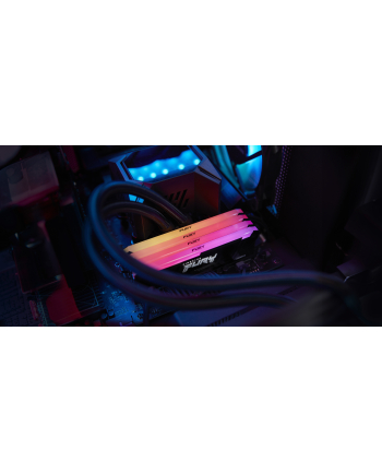 Pamięć DDR4 Kingston Fury Beast RGB 64GB (4x16GB) 3600MHz CL18 1,35V czarna