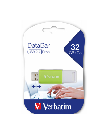 Pendrive Verbatim DataBar 32GB USB 2.0 Green nr 2