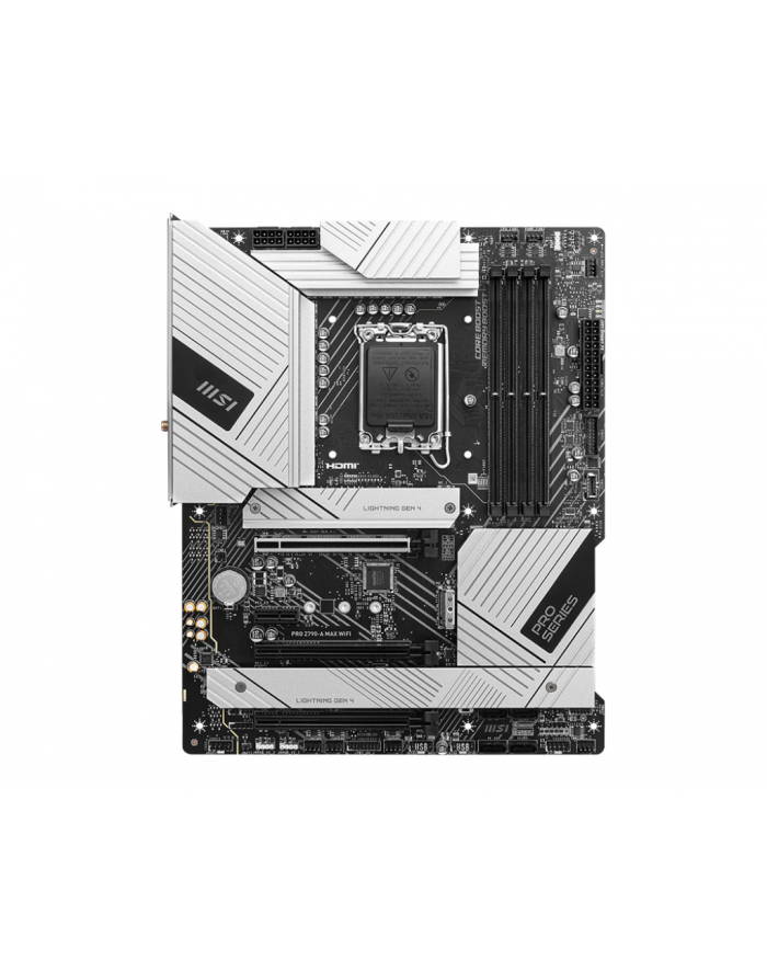 Płyta MSI PRO Z790-A MAX WIFI /Z790/DDR5/SATA3/M.2/USB3.2/WiFi/BT/PCIe5.0/s.1700/ATX główny