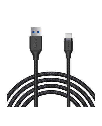 Kabel USB-C Aukey CB-AC2 BK USB-A - USB-C 5Gbps, QC 3.0, 2m