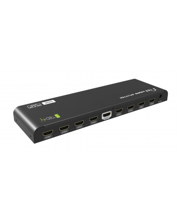 Rozdzielacz / Splitter Techly HDMI2-4K8HDR HDMI 2.0 1x8 4K 60Hz HDR EDID aktywny