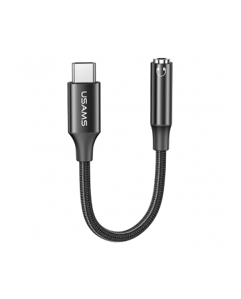 Kabel adapter Usams AU16 USB-C/Jack 3,5mm czarny