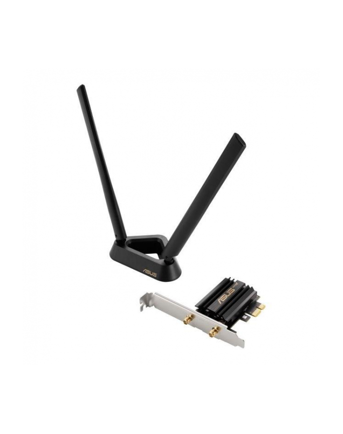 Karta sieciowa Asus PCE-AXE59BT PCI-E WiFi 6E (802.11ax), 6GHz, Bluetooth 5.2, WPA3, OFDMA, MU-MIMO główny