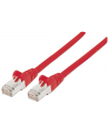 PatchCord 100% miedź Intellinet Cat.6a LSOH/LSZH S/FTP, 7,5m, czerwony - nr 5