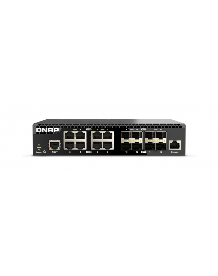 Switch zarządzalny QNAP QSW-M3216R-8S8T 8x 10GbE RJ45 8x 10GbE SFP+ główny