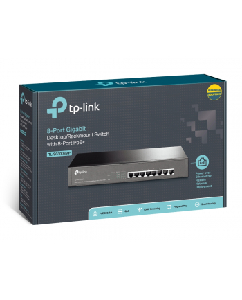 Switch niezarządzalny TP-Link TL-SG1008MP V4 8x100/1000 8xPoE+ nr 2