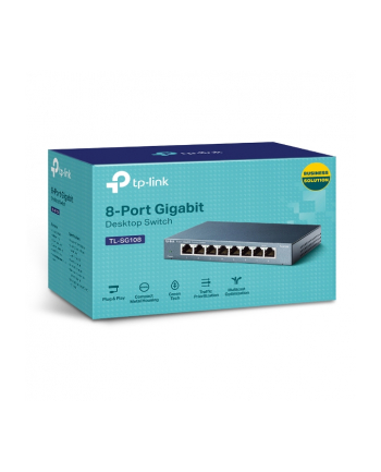 Switch niezarządzalny TP-Link TL-SG108 V9 8x10/100/1000Mb nr 1