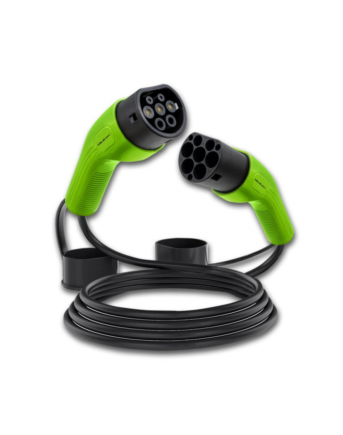 Kabel EV Qoltec do ładowania samochodu | 400V | 11kW | 16A | 5m główny