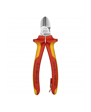 Knipex Szczypce tnące boczne z uchwytem zabezpieczającym (7006160T)