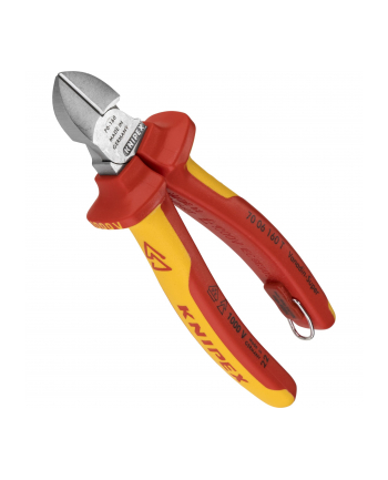 Knipex Szczypce tnące boczne z uchwytem zabezpieczającym (7006160T)