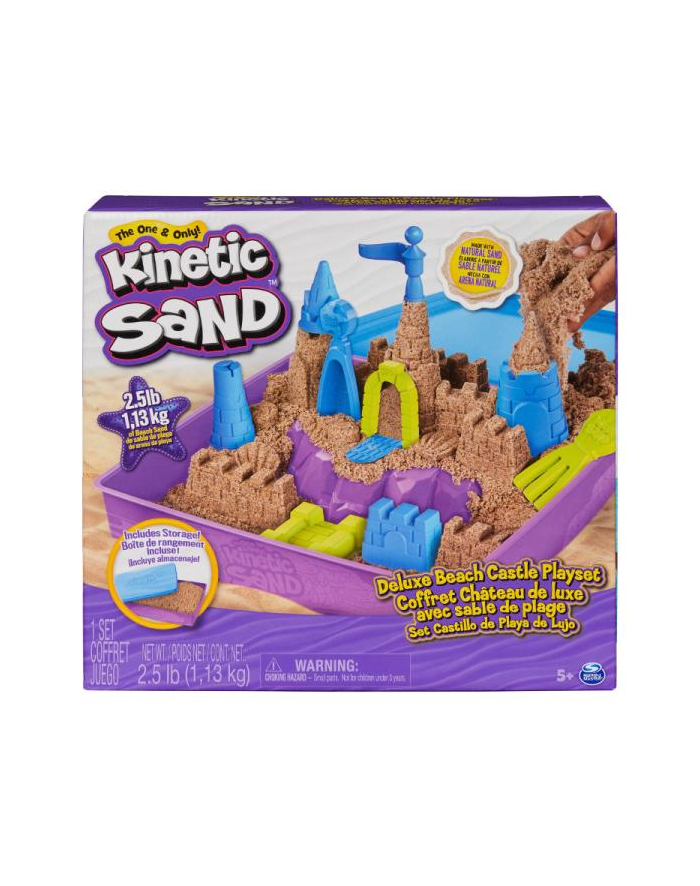 Kinetic Sand - zestaw zamek na plaży 6067801 p4 Spin Master główny