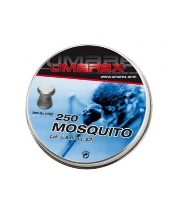 Śrut 5,5mm UMAREX Mosquito płaski 250szt (419201)