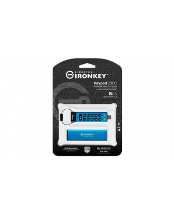 kingston Pendrive 8GB IronKey Keypad 200 FIPS140-3 Lvl3 AES-256