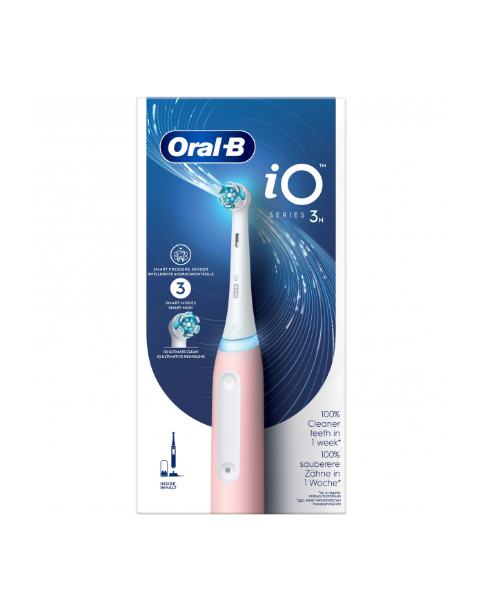 Szczoteczka magnetyczna Braun OralB iO 3N Blush Pink główny