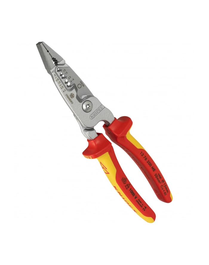 Knipex Wielofunkcyjne Szczypce Dla Elektryków 5 W 1 Model Metryczny Dwukomponentowe Izolowane Rękojeści Wg Vde 13 76 200 ME główny