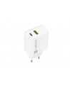 natec Ładowarka sieciowa Ribera 1x USB-A + 1x USB-C 20W Biała - nr 11