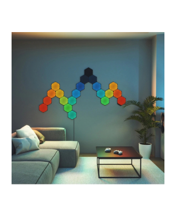 Nanoleaf Shapes Hexagons Ultra Black Expansion Pack 3 panele czarny (NL42-0101HX-3PK)