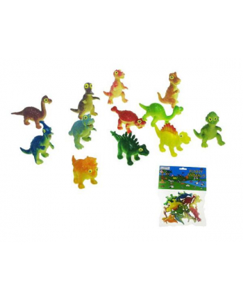 hipo Figurki Dinozaury mini 12szt F002A-12