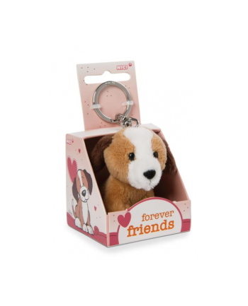 NICI 48130 Brelok pluszowy na klucze Pies 6cm '';forever friends''; w pudełku prezentowym