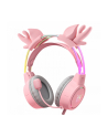 onikuma Słuchawki gamingowe X15 PRO Buckhorn różowe (przewodowe) - nr 1