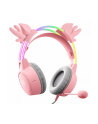 onikuma Słuchawki gamingowe X15 PRO Buckhorn różowe (przewodowe) - nr 5