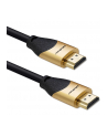 qoltec Kabel HDMI v2.1 Ultra High Speed 8K | 60Hz | 28AWG | 3m Złoty - nr 1