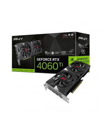 pny Karta graficzna GeForce RTX 4060 Ti 8GB VERTO OC DUAL FAN DLSS 3