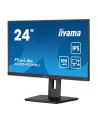 iiyama Monitor 23.8 cala XUB2492HSU-B6 IPS,HDMI,DP,VGA,100Hz,PIVOT,USB,HAS/150mm - nr 55