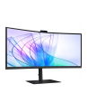 samsung Monitor 34 cale LS34C652VAUXEN VA 3440x1440 UWQHD 21:9 1xHDMI 1xDP 1xUSB-C (90W) 2xUSB 3.0 LAN (RJ45) 5ms HAS Webcam głośniki zakrzywiony 3yrs on-site - nr 24