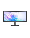 samsung Monitor 34 cale LS34C652VAUXEN VA 3440x1440 UWQHD 21:9 1xHDMI 1xDP 1xUSB-C (90W) 2xUSB 3.0 LAN (RJ45) 5ms HAS Webcam głośniki zakrzywiony 3yrs on-site - nr 31