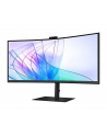 samsung Monitor 34 cale LS34C652VAUXEN VA 3440x1440 UWQHD 21:9 1xHDMI 1xDP 1xUSB-C (90W) 2xUSB 3.0 LAN (RJ45) 5ms HAS Webcam głośniki zakrzywiony 3yrs on-site - nr 84