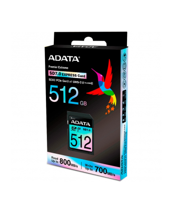 adata Karta pamięci SDXC 512GB SD Express 7.0 800/700MB/s