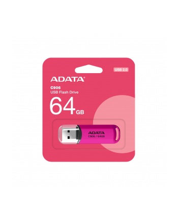 adata Pendrive C906 64GB USB2.0 różowy