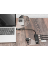 digitus Hub USB 3.0/Koncentrator 4-portowy SlimLine USB A + adapter USB-C 5Gbps, złącze zasilania USB-C - nr 8