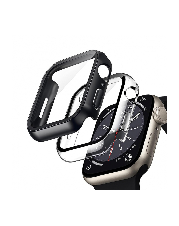 crong Etui ze szkłem Hybrid Watch Case Apple Watch 41mm Clear główny