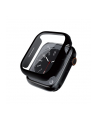 crong Etui ze szkłem Hybrid Watch Case Apple Watch 44mm Czarne - nr 1
