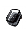 crong Etui ze szkłem Hybrid Watch Case Apple Watch 45mm Czarne - nr 1