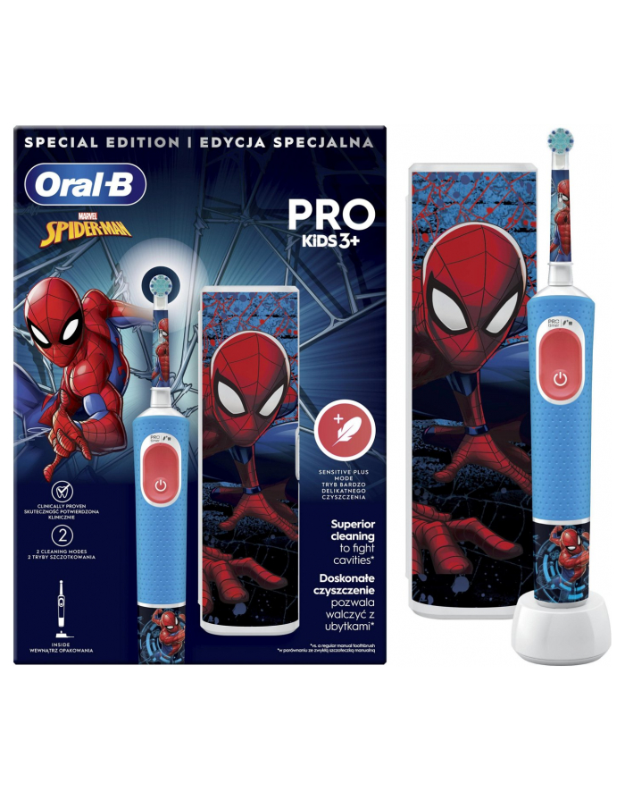 Oral-B Oral-B Pro Kids 3+ Spiderman Z Futerałem główny